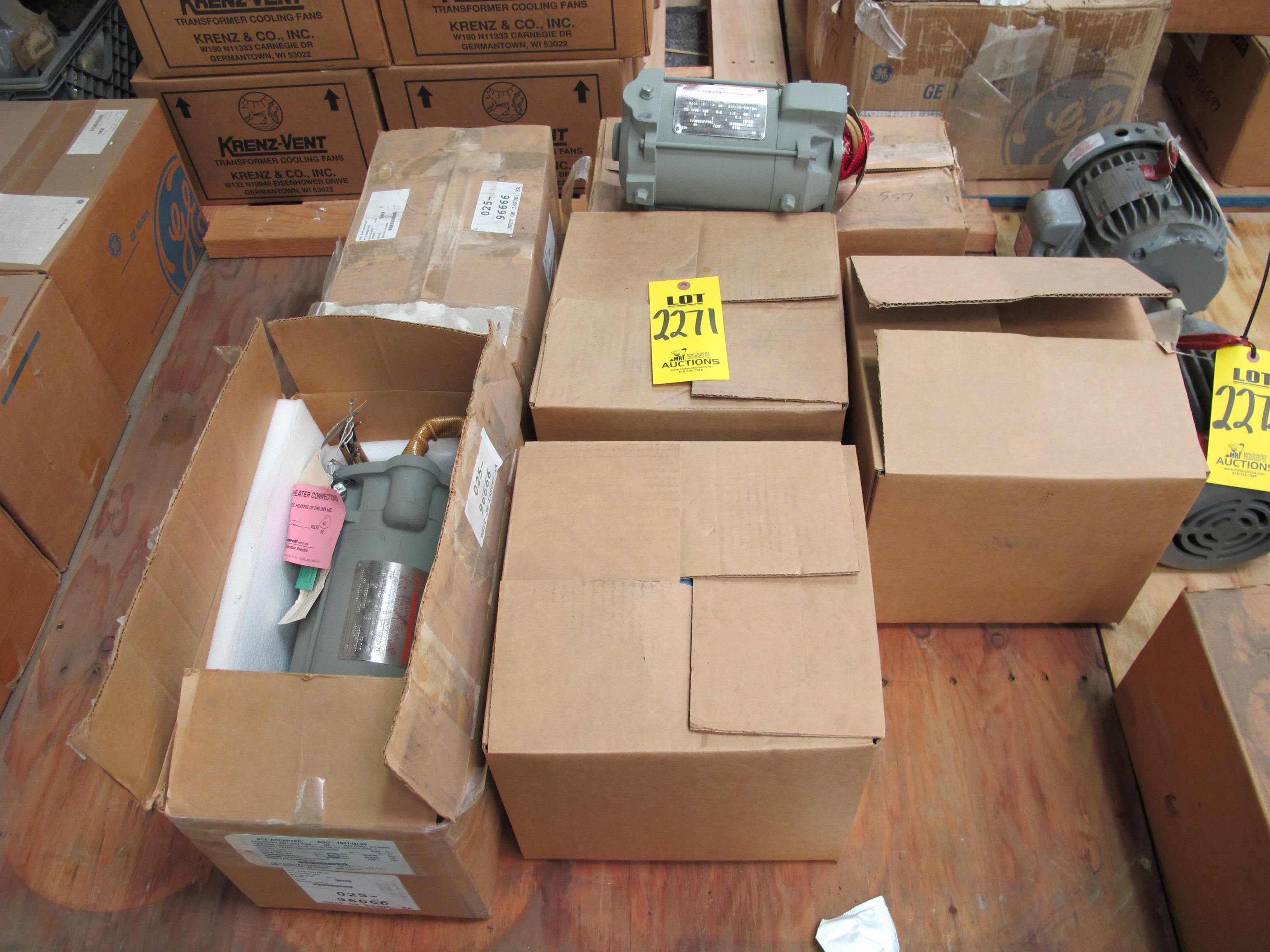 LOT (6) TO INCLUDE: (2) MOTOR, VALVE ACTUATOR TYPE, .67 HORSEPOWER, 460VAC 3 PHASE 60HZ ELEC RATING, 10 FT/LB START TORQUE, 1700 RPM, FB56 FRAME, 2 FT/LB RUN TORQUE, 2.3 NOMINAL AMPS, RH INSULATION CLASS. SHOP ORDER NO. 391520C, SMB-00 T-DRAINS INSTALLED AT LOW POINTS OF THE MOTOR END BELL. LIMITORQUE TEST REPORT B0058 AND 600456 OR 600376A, (1) MOTOR, VALVE ACTUATOR TYPE, 0.125 HORSEPOWER, 460VAC 3 PHASE 60HZ ELEC RATING, 2 FT/LB START TORQUE, 1700 RPM, EA48 FRAME, 0.4FT/LB RUN TORQUE, 0.45 NOMINAL AMPS, H/RH INSULATION CLASS. 3/8" DIA SHAFT W/ SLOT KEY, NEMA LOCKED ROTOR CODE T SHOW ORIGINAL LIMITORQUE ORDER NBR WHEN ORDERING, PART # R-010-E04-0800, (3) MOTOR, VALVE ACTUATOR TYPE, 0.125 HORSEPOWER, 460VAC 3 PHASE 60HZ ELEC RATING, 2 FT/LB START TORQUE, 1700 RPM, EA48 FRAME, 0.4FT/LB RUN TORQUE, 0.45 NOMINAL AMPS, H/RH INSULATION CLASS. 3/8" DIA SHAFT W/ SLOT KEY, NEMA LOCKED ROTOR CODE T SHOW ORIGINAL LIMITORQUE ORDER NBR WHEN ORDERING, PART # R-010-E04-0800 (W-44) LOADING & HANDLING FEE $15-